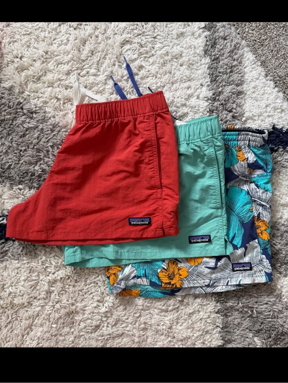 Patagonia baggies shorts bundle XS